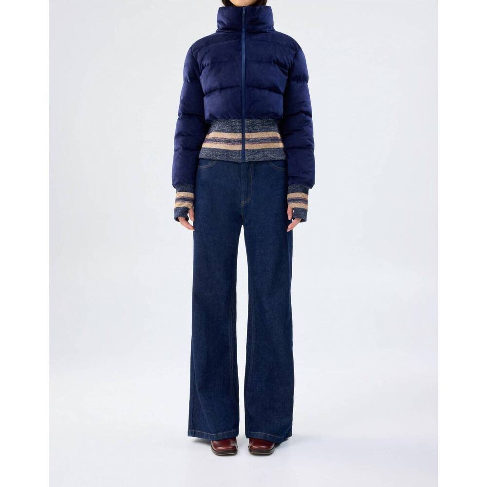 NEW UNREAL FUR dublin jacket in navy